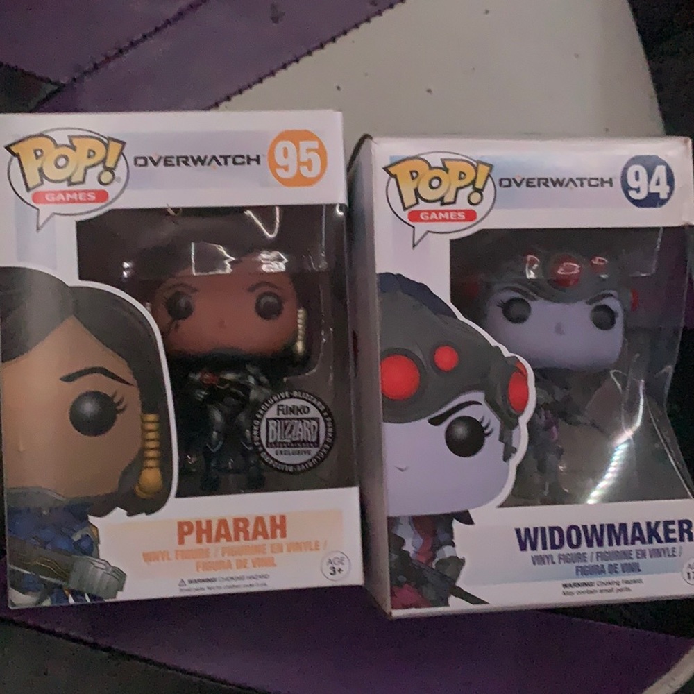 Funko Overwatch Pharah and Widowmaker Vinyl Figures